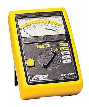 Chauvin Arnoux C.A 6513 - Měřič izolačního odporu 500 V / 1000 V