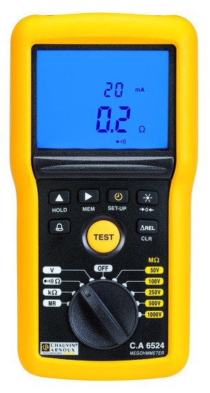 Chauvin Arnoux C.A 6524 - Digitální měřič izolačního odporu 200 GΩ