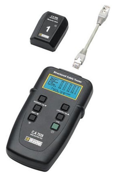 Chauvin Arnoux C.A 7028 - Tester a detektor poruch LAN sítí Lokalizace poruch do 150 m
