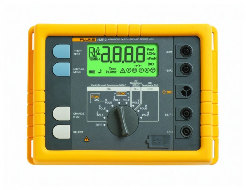Fluke 1625-2 - Měřič zemního odporu 3/4pólové měření zemního odporu