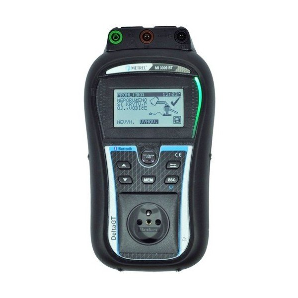 Metrel MI 3309 BT DeltaGT - Revizní přístroj (tester spotřebičů) Duální napájení