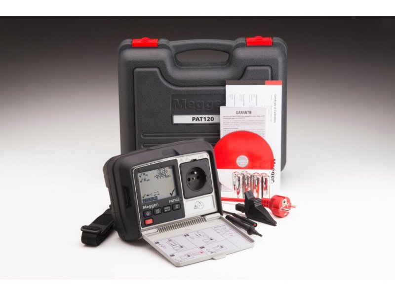 Megger PAT120 - Tester spotřebičů 500V/250V izolační měření